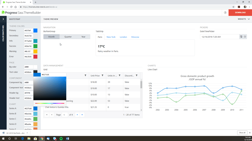 tb8 ThemeBuilder