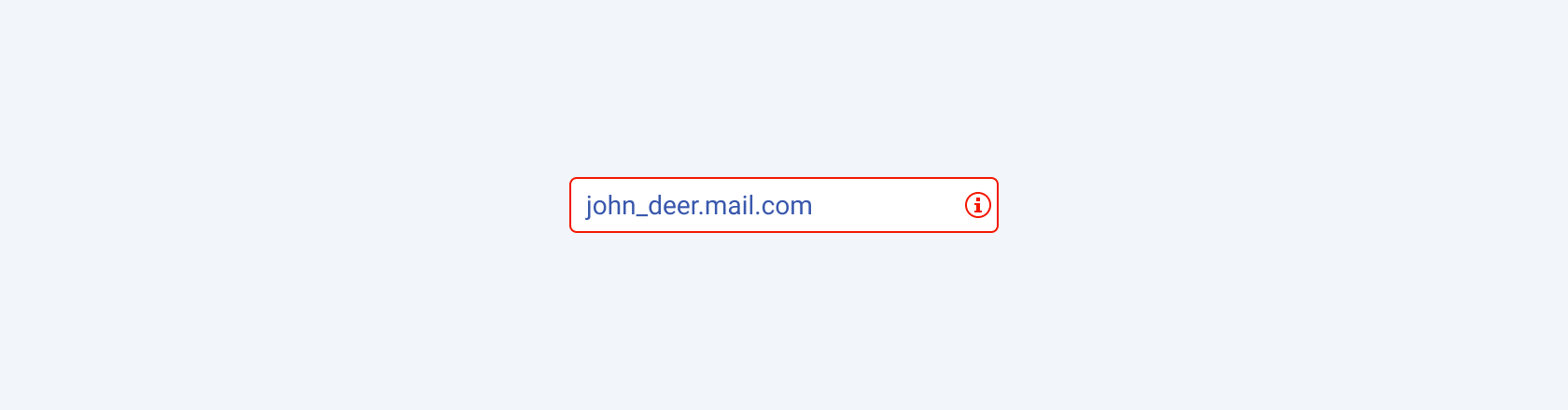 A Telerik and Kendo UI MaskedTextBox component rendering a validation visual for implying whether the user input meets the predefined requirements. A Telerik and Kendo UI MaskedTextBox component showing a validation visual element.
