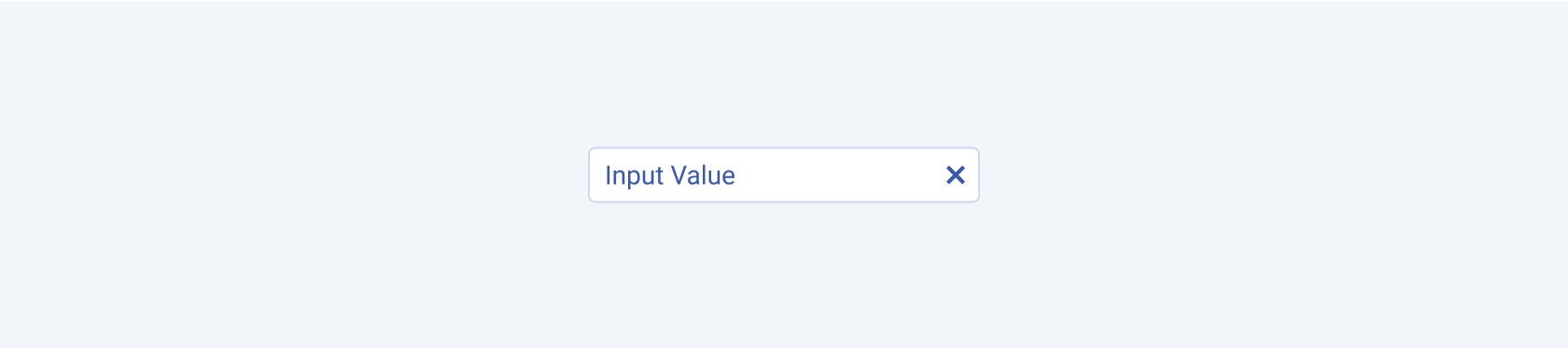 A Telerik and Kendo UI TextBox component rendering a Clear button for resetting its value. A Telerik and Kendo UI TextBox component with a Clear button
