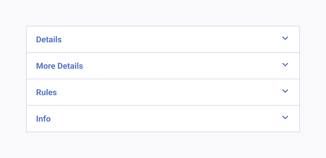 Don't use vague titles when working with the Telerik and Kendo UI ExpansionPanel. An incorrectly used Telerik and Kendo UI ExpansionPanel with vague titles
