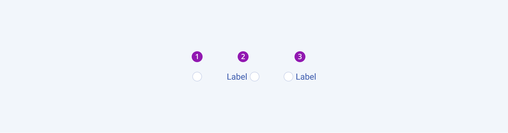 Right-to-left support for the Telerik and Kendo UI RadioButton component displaying a radiobutton without label, a radiobutton preceeded by a label, and a radiobutton followed by a label. Right-to-left support for the Telerik and Kendo UI RadioButton component displaying a radiobutton without label, a radiobutton preceeded by a label, and a radiobutton followed by a label.