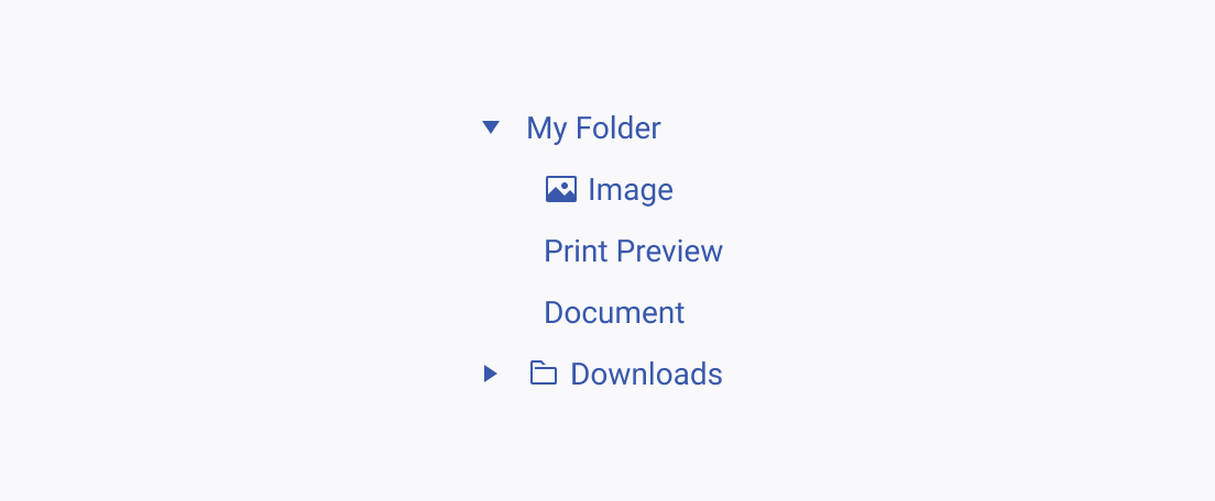 Avoid assigning an icon only to some of the items when working with the Telerik and Kendo UI TreeView. A Telerik and Kendo UI TreeView component with an icon for only one of the items