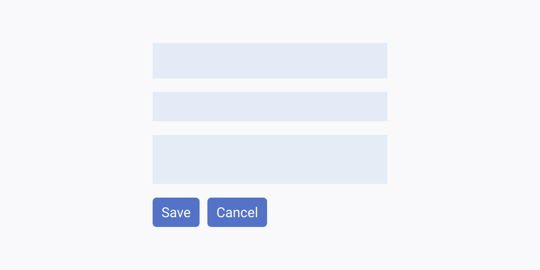 Do not render Telerik and Kendo UI Buttons with the same fill mode if they imply different levels of importance. Two Telerik and Kendo UI Buttons with the same fill mode in a dialog.