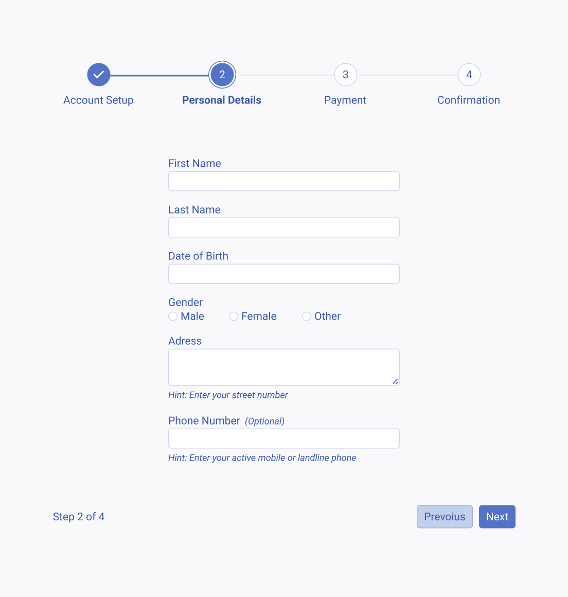 Guide the user through complex processes with the Telerik and Kendo UI Wizard. A Telerik and Kendo UI Wizard taking the user through a multi-step process
