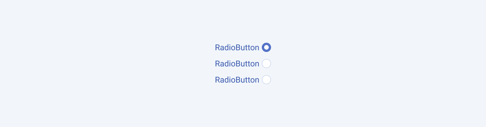 A Telerik and Kendo UI RadioGroup demonstrating the right-to-left option. A Telerik and Kendo UI RadioGroup demonstrating the right-to-left option.