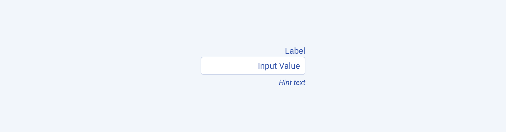 A Telerik and Kendo UI TextBox component with a Label and Hint demonstrating the right-to-left option. A Telerik and Kendo UI TextBox component with a Label and Hint demonstrating the right-to-left option.