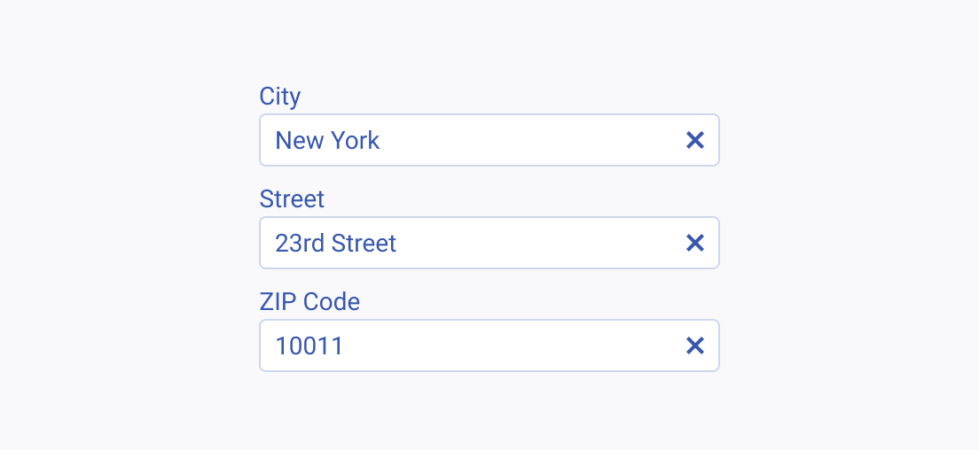 Don't make input fields longer than required as this may confuse the user. A Telerik and Kendo UI TextBox with too long input fields can mislead the user.