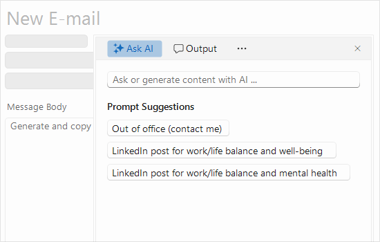 AI Prompt Toolbar 550 x 350 product page