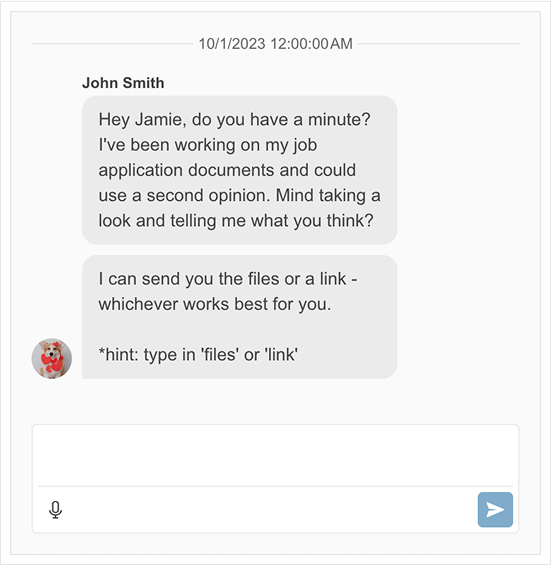 KendoReact Chat Overview 551px