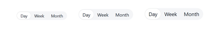 Kendo UI for Vue Segmented Control - Size
