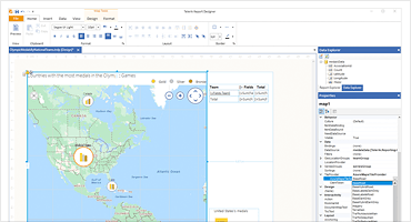 Telerik Reporting Azure Maps Support