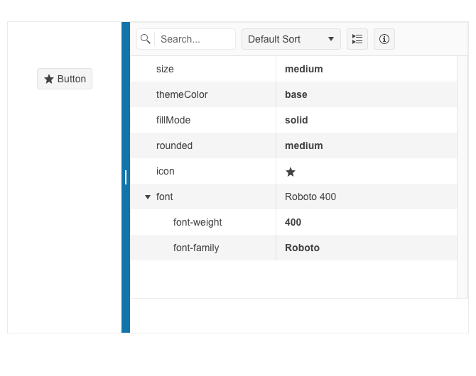 Telerik UI for ASP.NET Core PropertyGrid-Overview