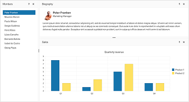 Telerik UI for Blazor DockManager - Overview -370x200