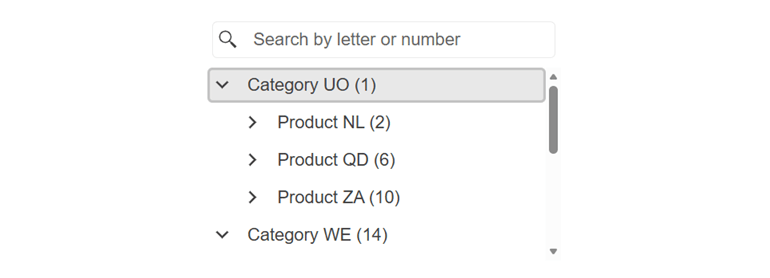 Telerik UI for Blazor DropDownTree - Hierarchical Data
