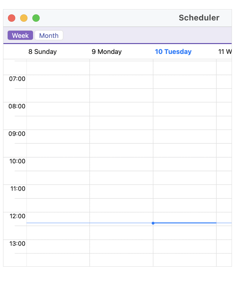 Telerik UI for NET MAUI Scheduler Flexible Styling API