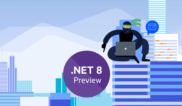 Telerik UI for ASP.NET Core .NET 8 Preview 4 -770x450