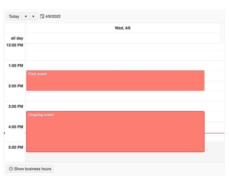 Telerik UI for ASP.NET Core Scheduler Highlight Events