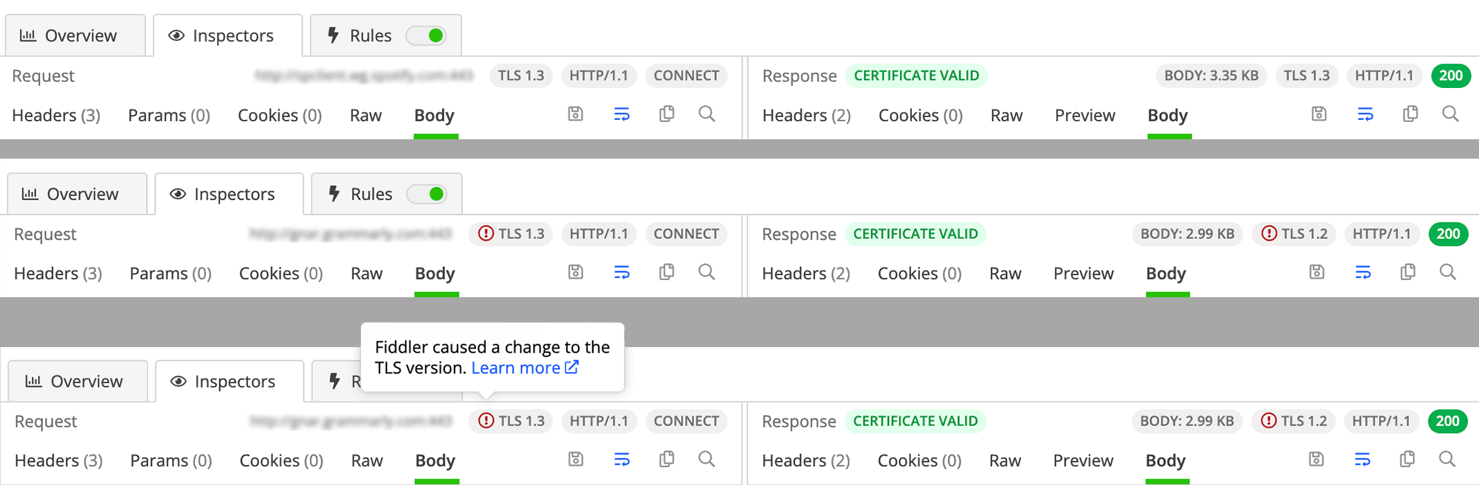 Fiddler Everywhere - TLS 1.3 Support