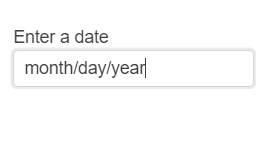 Kendo UI for jQuery DateInput Component Floating Label