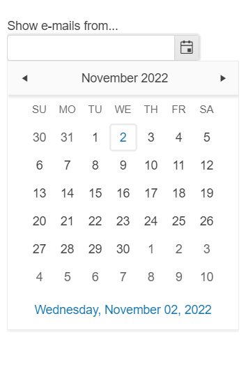 JQuery DatePicker Component | Kendo UI For JQuery