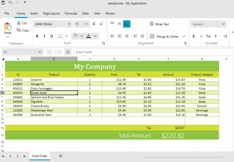 Inserting notes in a worksheet in RadSpreadsheet for WPF