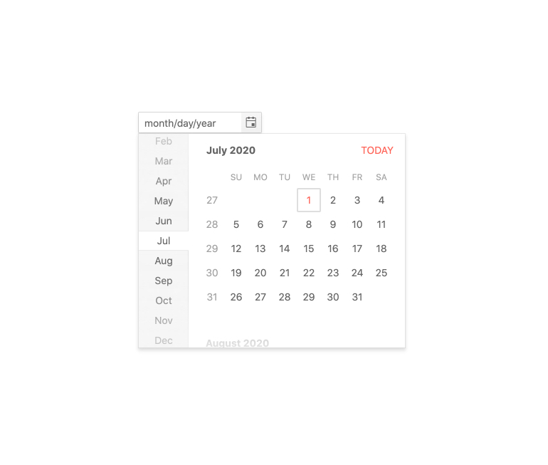 Telerik-UI-for-Blazor-DatePicker-Week-Column