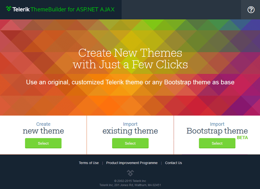 ThemeBuilder Home Page ThemeBuilder Home Page