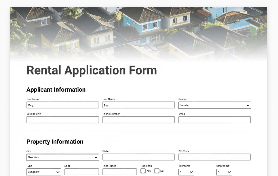 Angular PDF Form Filling