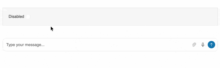 PromptBox Disabled State Demo Kendo UI for Angular