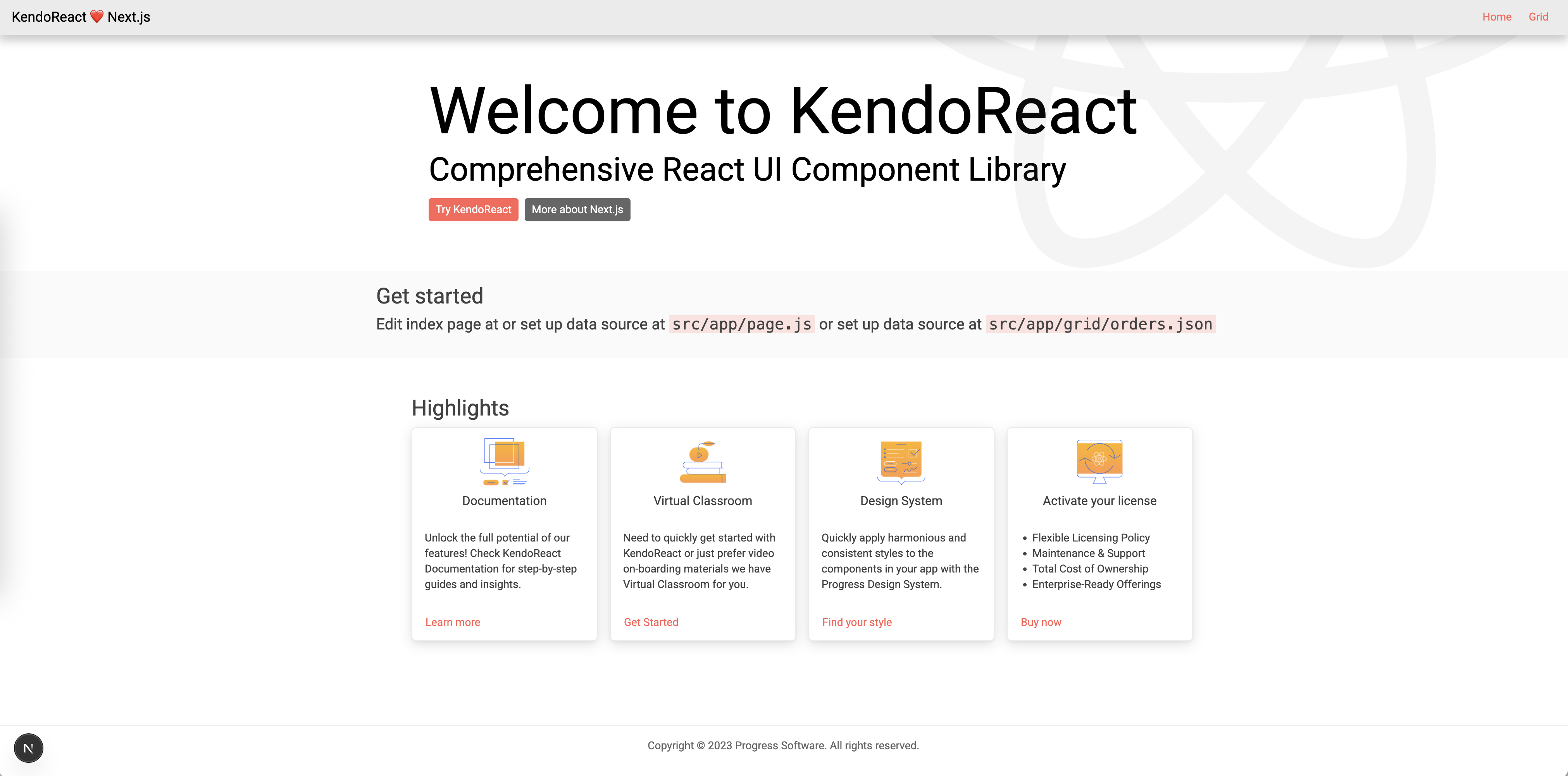 Welcome to KendoReact