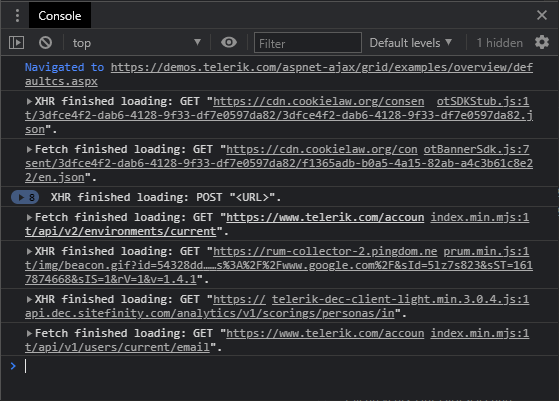 Logs HTTP Requests