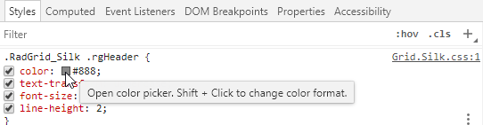 Show Color Picker Show Color Picker