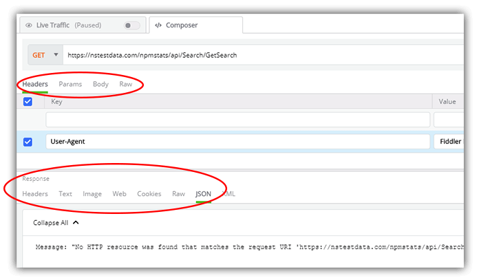 fiddler api composer fiddler api composer
