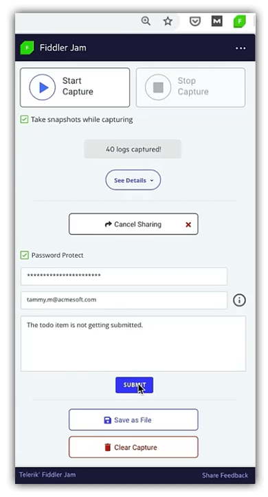 fiddler jam password protect fiddler jam password protect