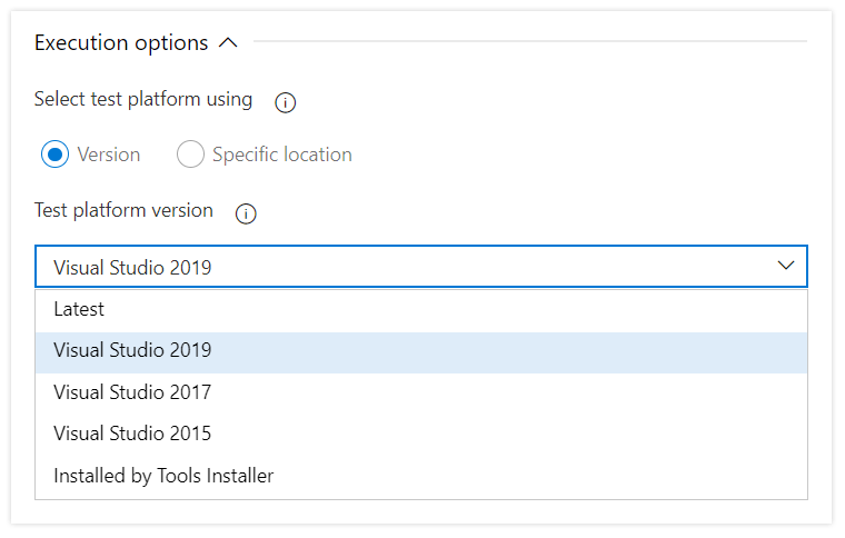 Implement VS 2019 as a Test platform option for the Azure Pipeline task Implement VS 2019 as a Test platform option for the Azure Pipeline task
