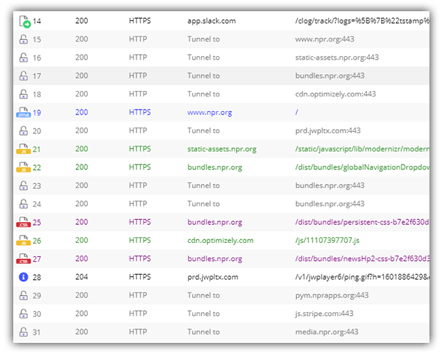 npr.org traffic inspector