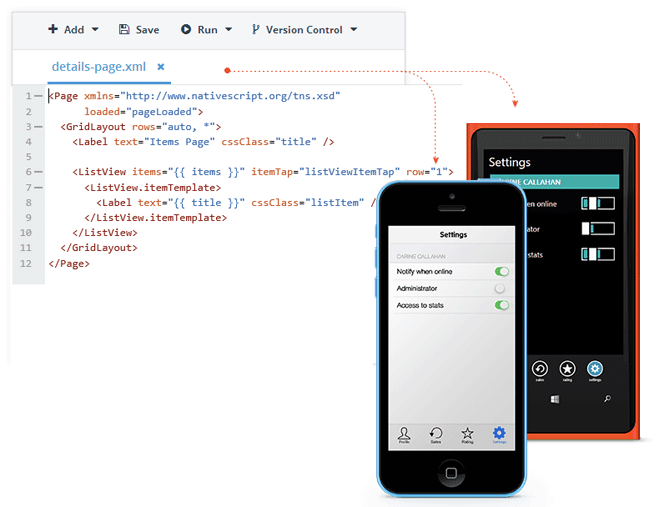 telerik nativescript telerik nativescript