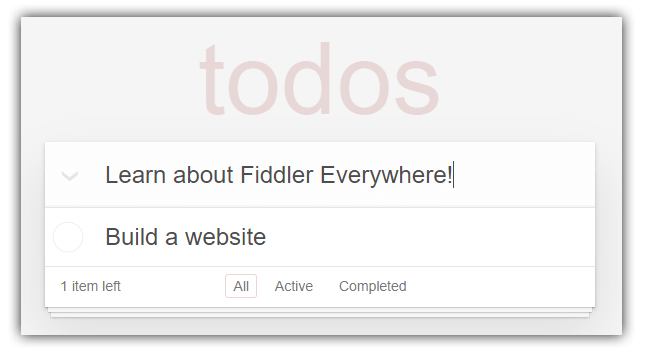 todomvc with fiddler everywhere todomvc with fiddler everywhere