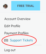 support tickets