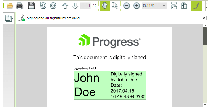 4. WinForms - RadPdfViewer digital signature WinForms - pdfviewer digital signature