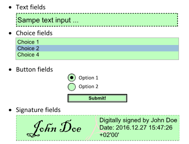 WinForms - pdfprocessing - forms and form fields