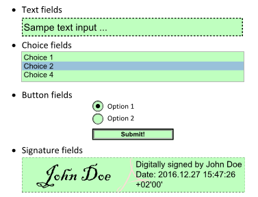 Telerik UI for WPF - RadPdfProcessing - forms and form fields