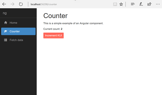 Counter with Kendo UI Button Counter with Kendo UI Button