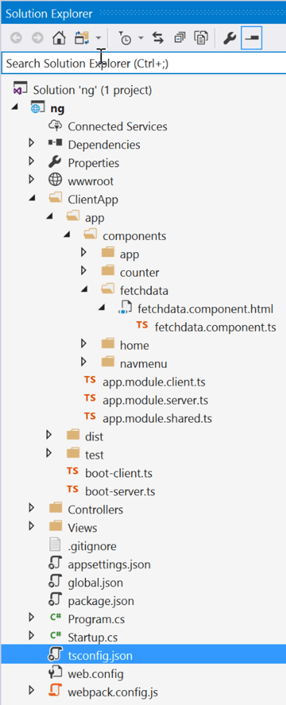Solution Explorer Solution Explorer