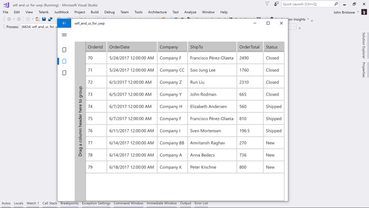 UWP DataGrid Documentation - Validation - Telerik UI for Universal Windows  Platform