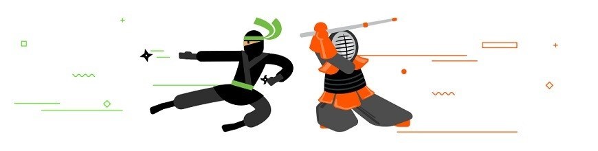 Ninja and Kendoka Ninja and Kendoka