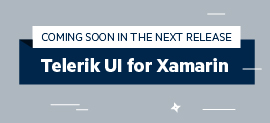 Sneak Peek of Telerik UI for Xamarin R1 2018 New Controls &amp; Design-Time Support_270x123
