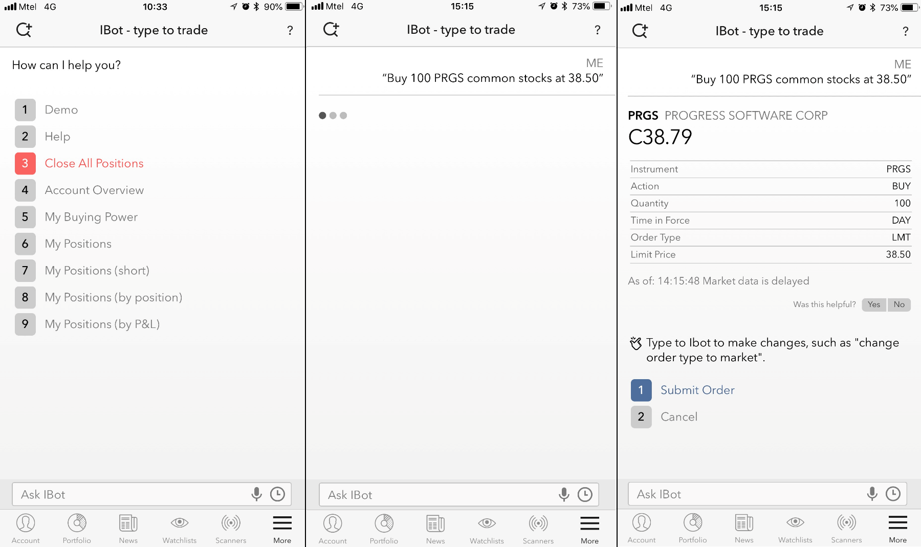 IBKR Mobile Trading App IBKR Mobile Trading App