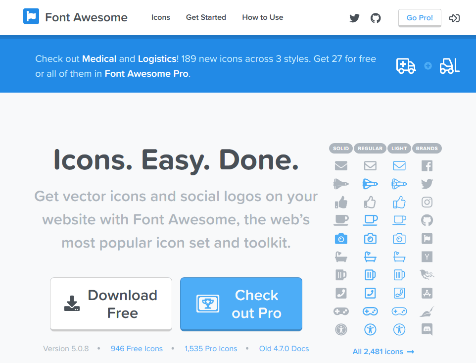 Với Font Awesome 5 Pro, nâng cao Xamarin.Forms của bạn và thêm sự tinh tế vào thiết kế của bạn. Với hơn 7,000 icon đẹp mắt và chất lượng cao, bạn có thể tạo ra rất nhiều điều thú vị. Font Awesome Pro sẽ giúp bạn có sự linh hoạt và sáng tạo hơn trong công việc của mình. Truy cập trang web Font Awesome để tải xuống bản Pro và bắt đầu khám phá những tính năng mới.