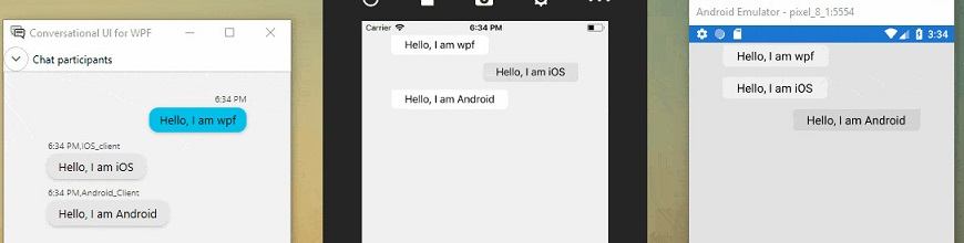 Desktop chat application